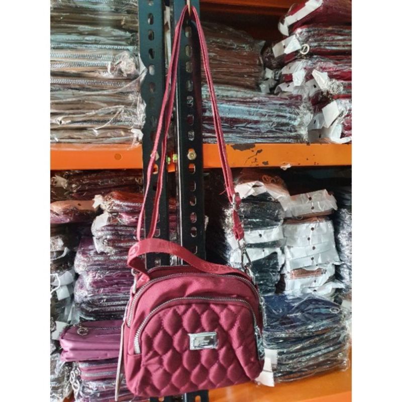 TAS CHIBAO IMPORT CB 7701ABC TAS SELEMPANG WANITA ÌMPORT CHIBAO BORDIR 3 RES