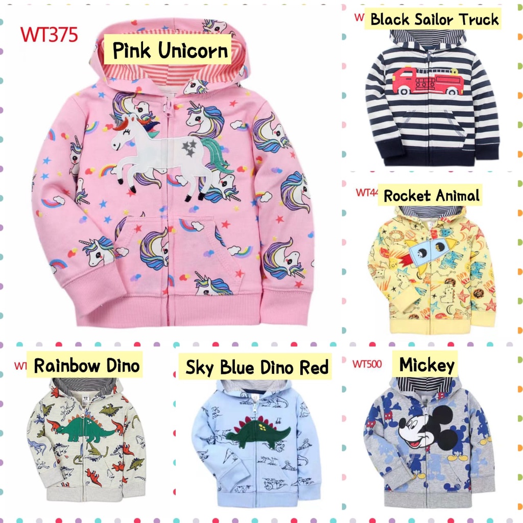 Jaket Topi Bayi Anak Jaket Anak Cewek / Cowok Jaket Anak Impor Sweater Anak