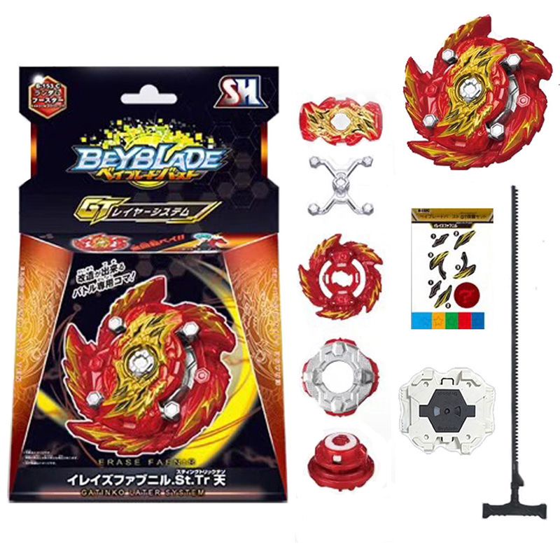 Beyblade Burst GT B-153 Merah/Biru/Kuning Fashion Gyroscope Mainan Anak Hadiah Xmas