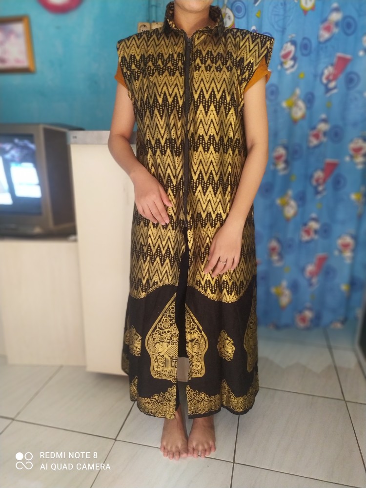 Bisa Pisah Batik Couple Keluarga Sania Ruffle Ori Ndoro Jowi Termurah Wayang Prodo