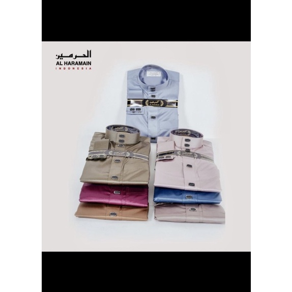 jubah gamis thobe haramain premium manset viet
