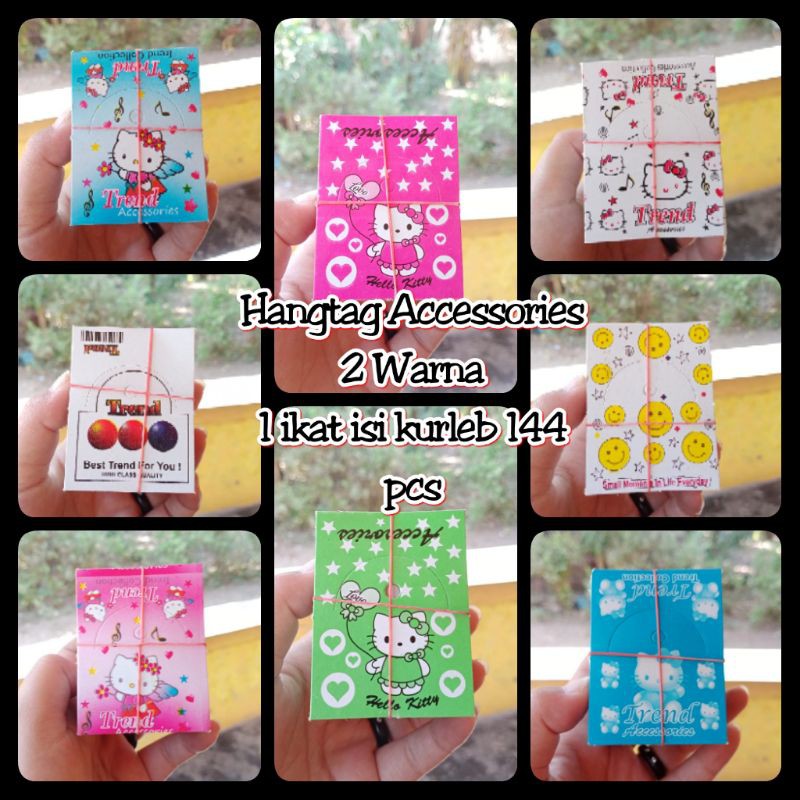 

Hangtag accesories olshop hang tag murah isi kurleb 120-144 Label Souvenir termurah