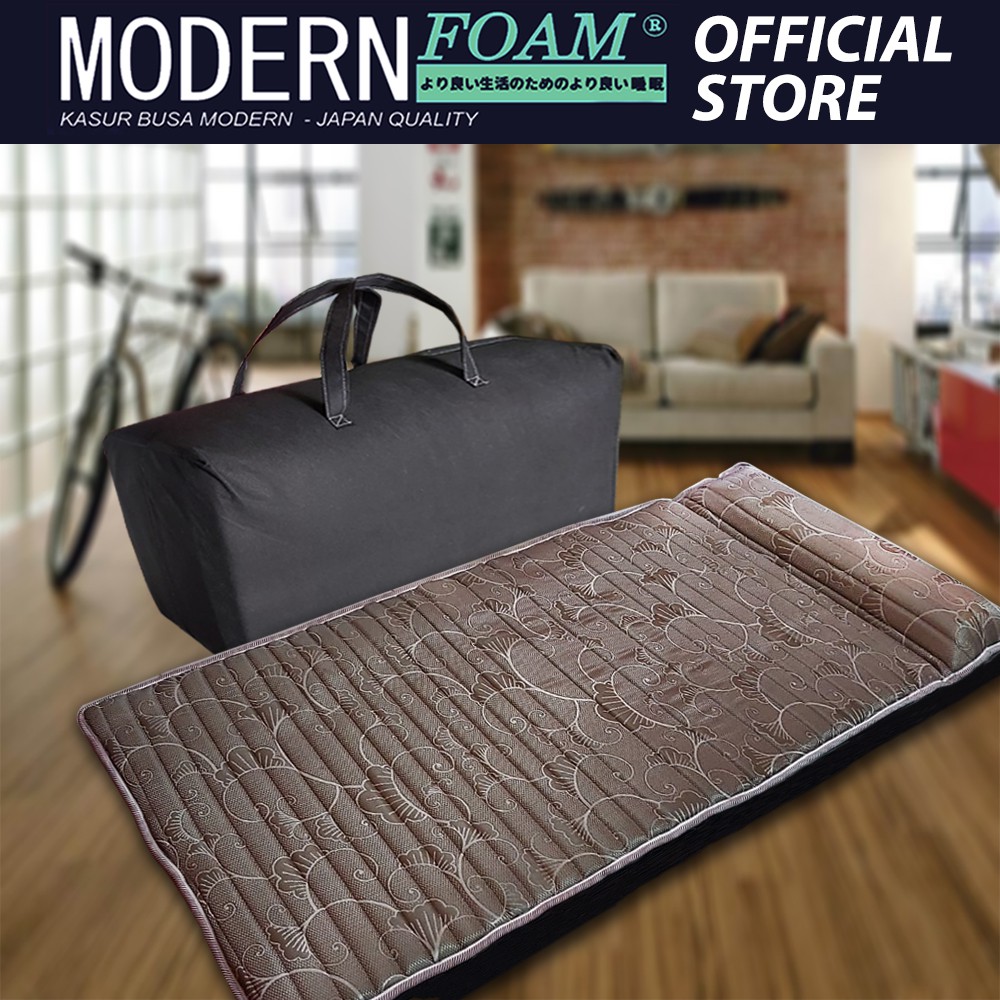 ModernFoam Kasur Lipat Lantai Gulung Busa Rebonded Anti ModernFoam Kasur Lipat Lantai Gulung Busa Rebonded Anti