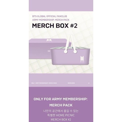 Ready Stock Merch Box 2 BTS