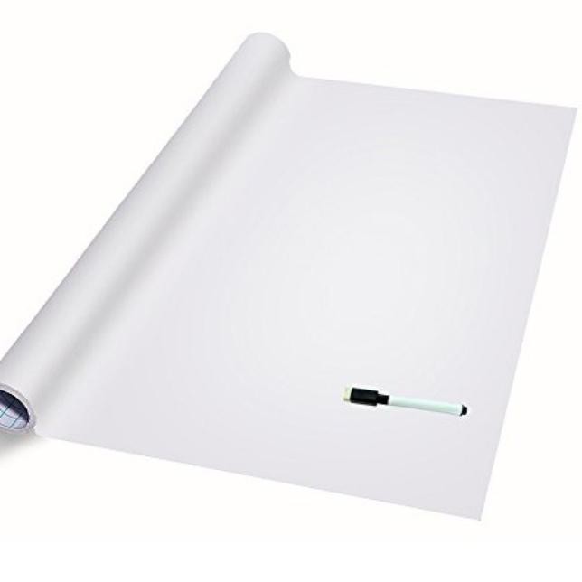 

Sudah READY.. Stiker Dinding Wall Sticker Whiteboard Stiker Papan Tulis Warna Putih Murah