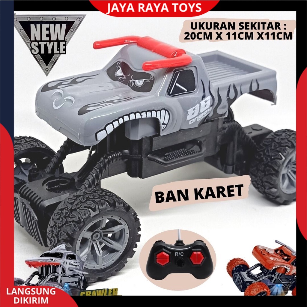 Mainan Mobil Remot Control Offroad Climbing HIU BABY SHARK Rc Car NEW STYLE Ban Karet SUper Speed