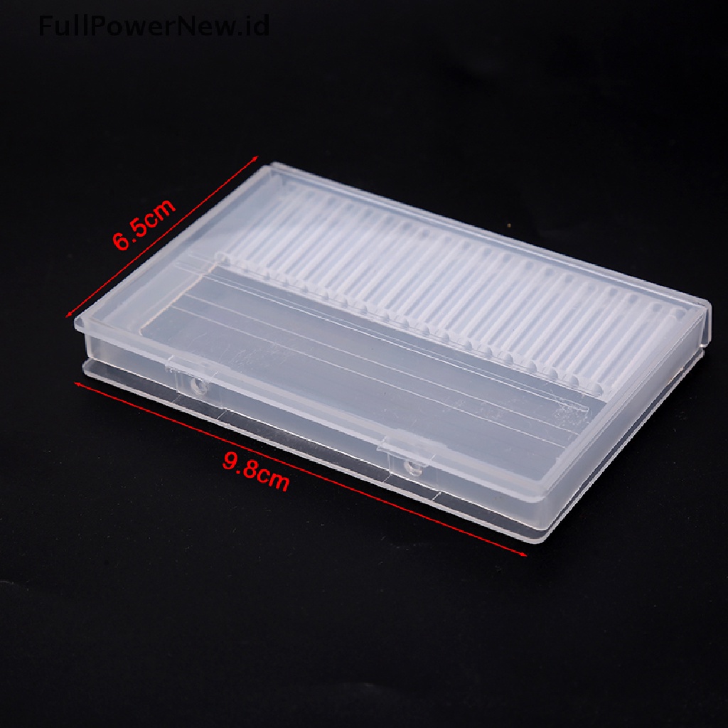 [KUKU PALSU] 1pcs Nail Drill Bit Storage Box Clear Display Box Display Nail Accessorie Tool .