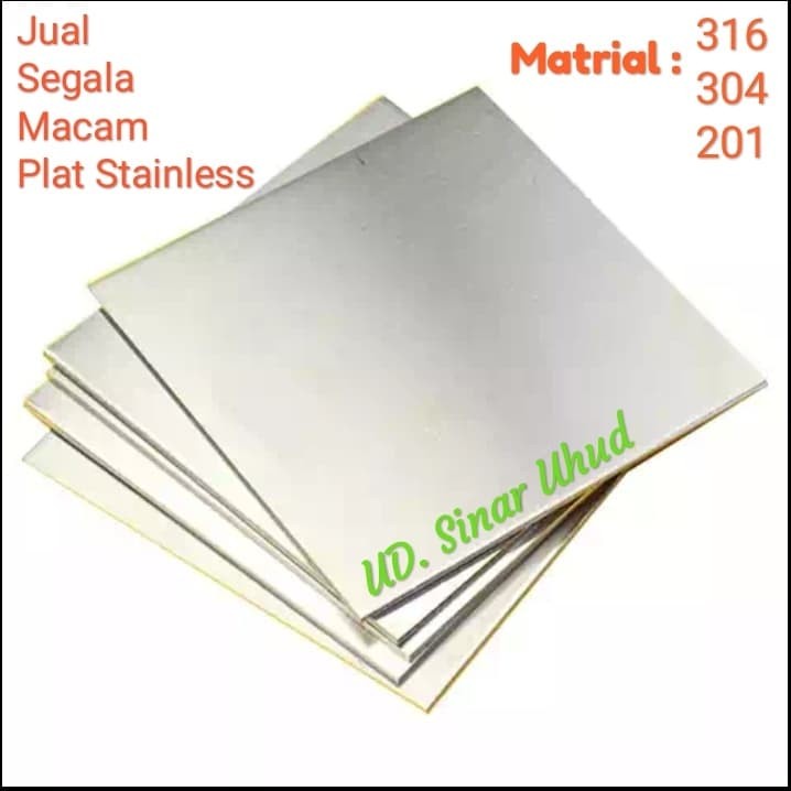 

Plat Stainless 304 (Tebal 3Mm) Lebar 200Mm X 200Mm