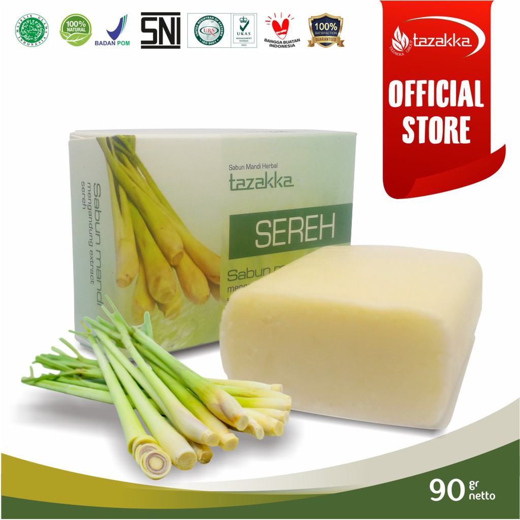 Sabun Mandi Batang Ekstrak Sereh