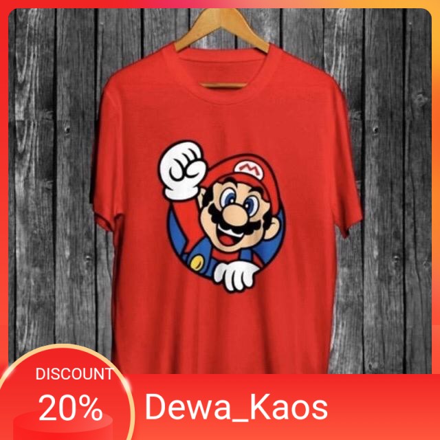 KAOS KEREN MARIO / KAOS KEREN PRIA / KAOS KEREN DISTRO