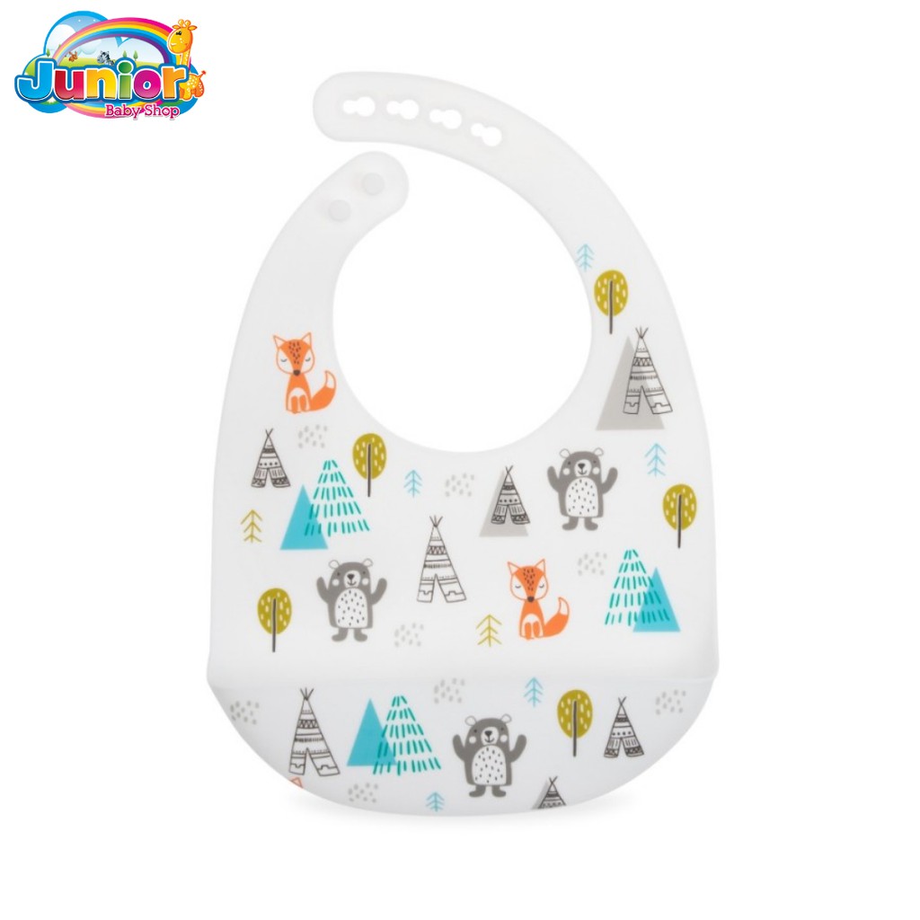 Nuby Silicone BIb Print
