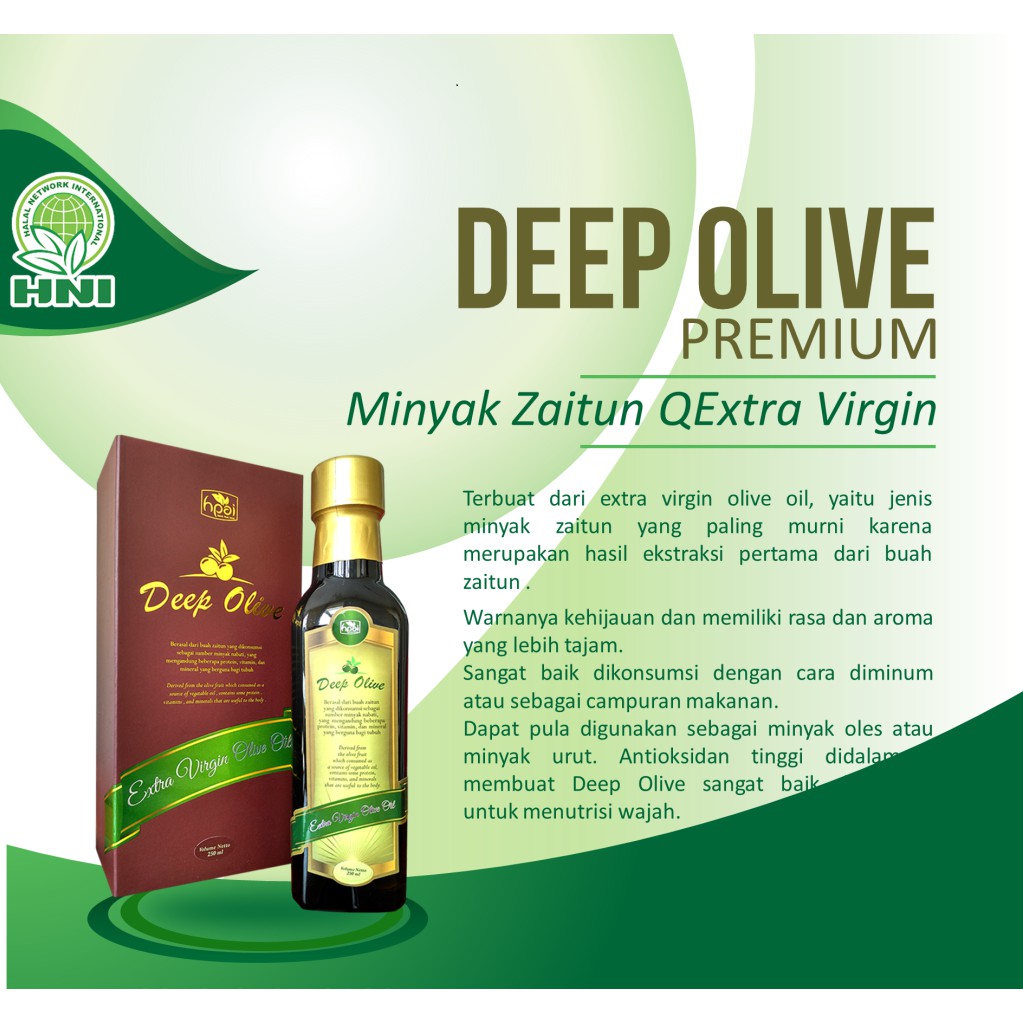 DEEP OLIVE EXTRA VIRGIN OLIVE OIL HPAI HNI