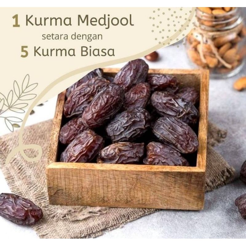 kurma MEDJOOL JUMBO 500GRAM/KURMA MURAH