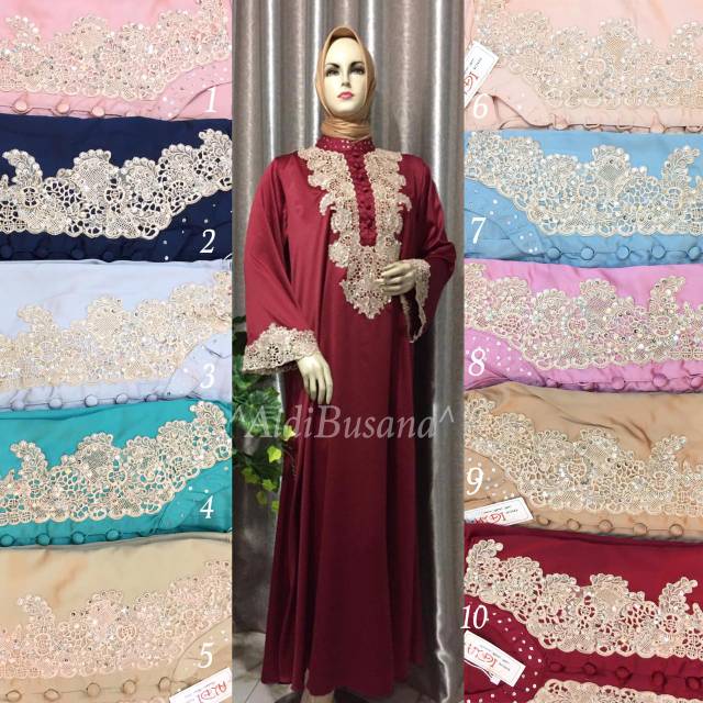 Kaftan aldi / kaftan modern / kaftan terbaru / kaftan satin / kaftan mewah / kaftan jumbo