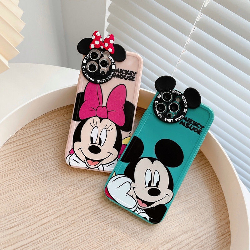 Case Motif Kartun Tikus Untuk IPhone 7 8 Plus 12 13 11 Pro Max X Xs Max Xr Ltsx