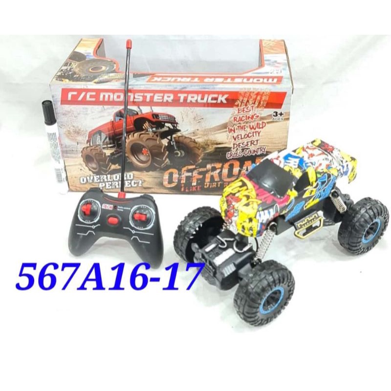 Mainan Mobil rc Monster truck remote control