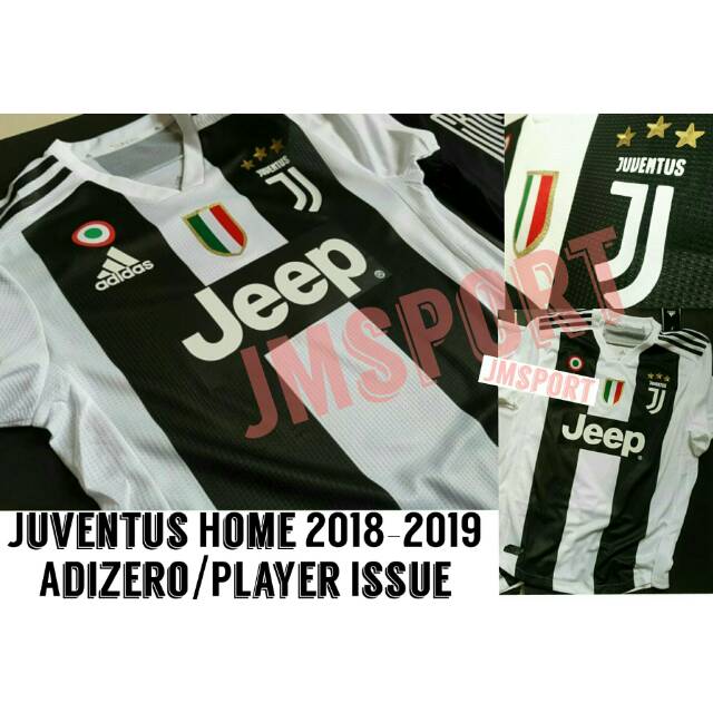 Jersey Bola Juventini Home Climachill Adizero Player Issue Juve 2018-2019 Grade Ori
