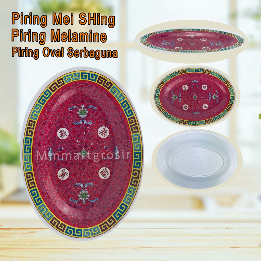 Piring Mei SHing / Piring Oval / Piring Melamine / 809