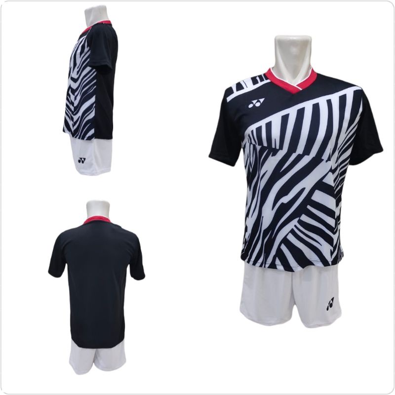 Setelan Baju dan Singlet Badminton Bulutangkis Y168 Polos