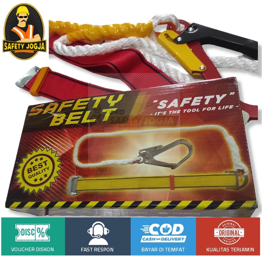 SAFETY BELT i-SAFE SINGLE HOOK BESAR (BIG HOOK)