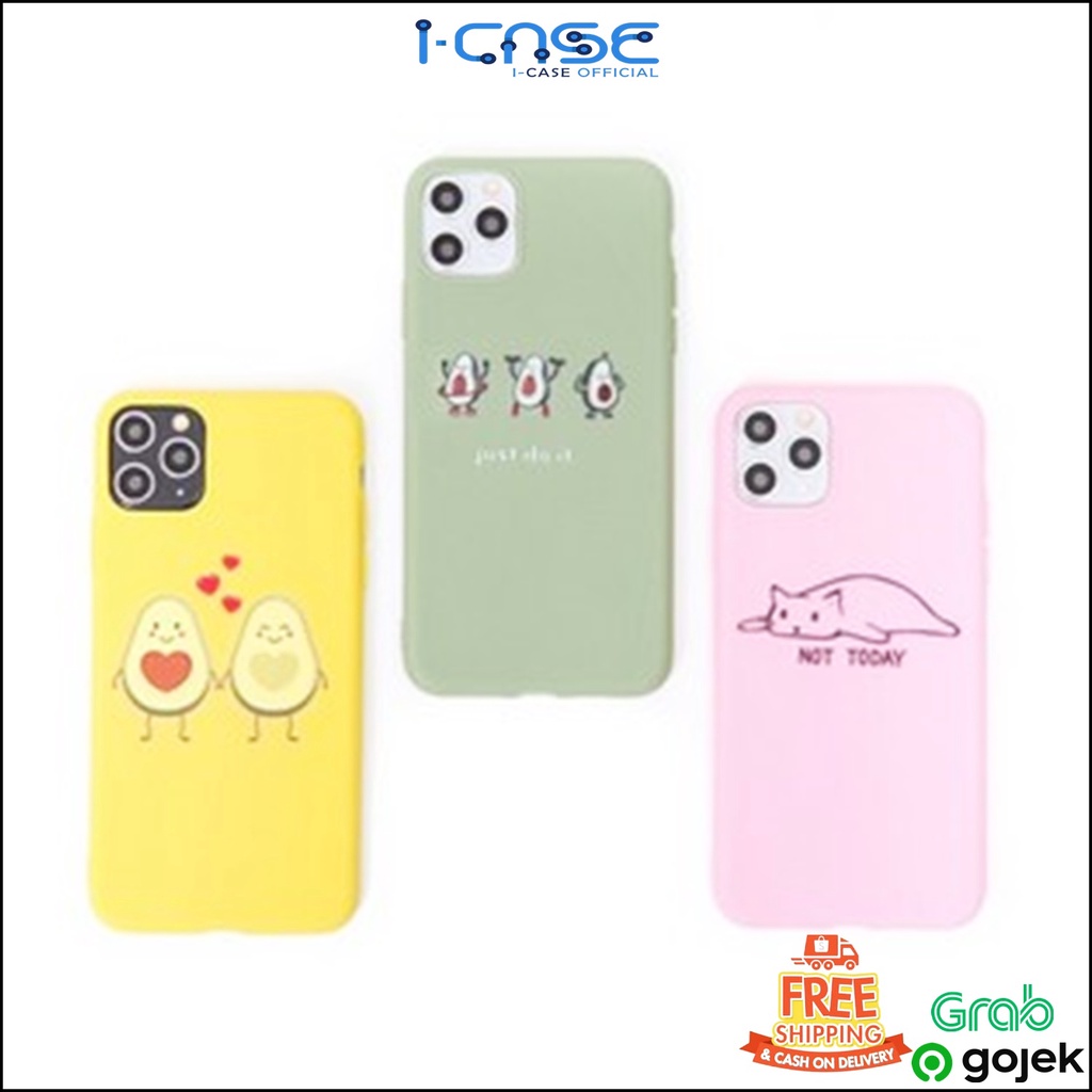 Pastel cartoon Avocado FOR All IPHONE REALME OPPO VIVO XIAOMI