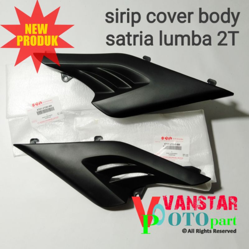 sirip body satria lumba 2 tak ORI SGP