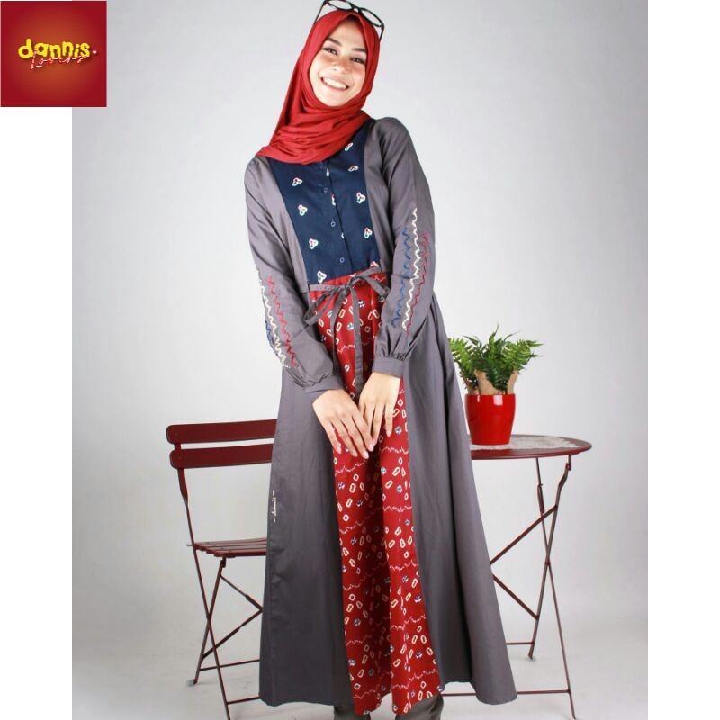 Abaya dewasa A190803 by dannis collection Size XS - XL Dannis Lovers