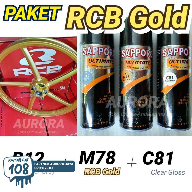 

PAKET Sapporo Ultimate RCB Gold M78 Emas Mengkilap