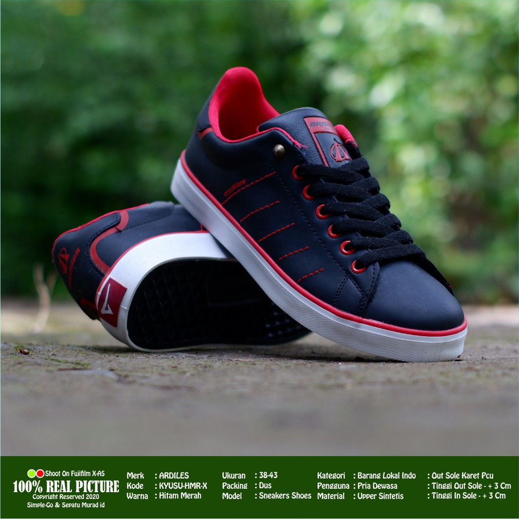 SEPATU SNEAKER PRIA DEWASA ARDILES KYUSU - FIREFOX - PUBLIX 38-43