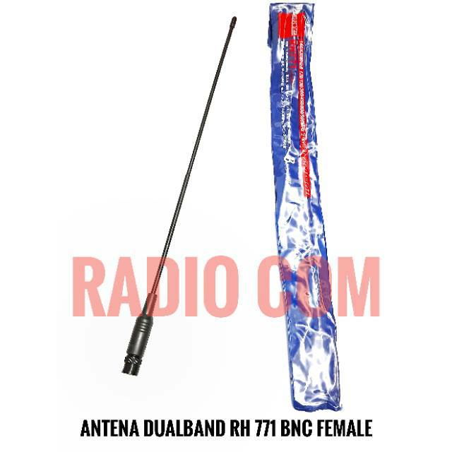 JUAL ANTENA HT ICOM V80 / RH 771 BNC MALE / ANTENA HT ICOM DUALBAND