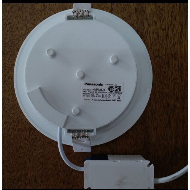 Panasonic Lampu Led Downlight Panel 12W 12 Watt Putih