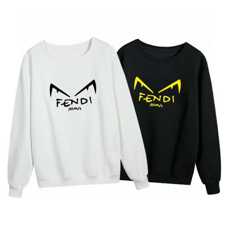 S - XXXXXL(6XL) Sweater FENDI Little Monster Eye BIGSIZE Crewneck FND ROMA Pria Wanita OVERSIZE Unisex Sweatshirt