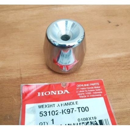 HONDA ORI AHM JALU STANG WEIGHT A HANDLE NEW PCX 150 HYBRID LOKAL 53102-K97-T00