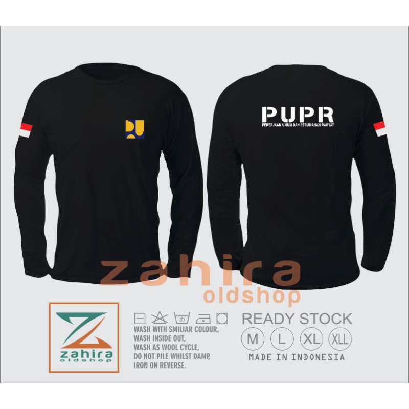 KAOS PUPR / ATASAN PUPR / KAOS LENGAN PANJANG LOGO PUPR