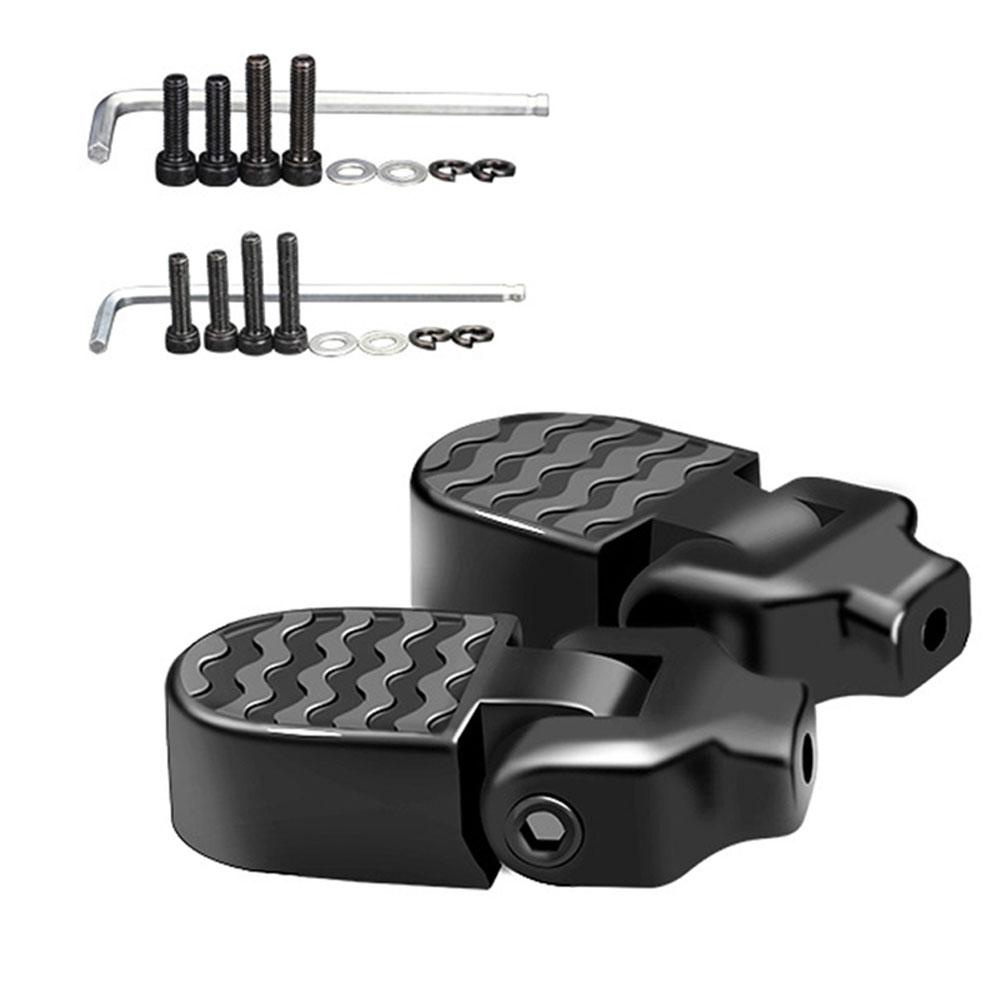 Lanfy Sepeda Backseat Pedal Pasak Kaki 2 Pcs Depan Belakang As Anti-Slip Aluminium Alloy Mtb Sepeda Sepeda Aksesoris