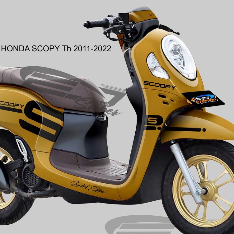 DECAL STICKER SCOOPY 2021 2022 / STIKER SCOOPY WARNA CANTIK