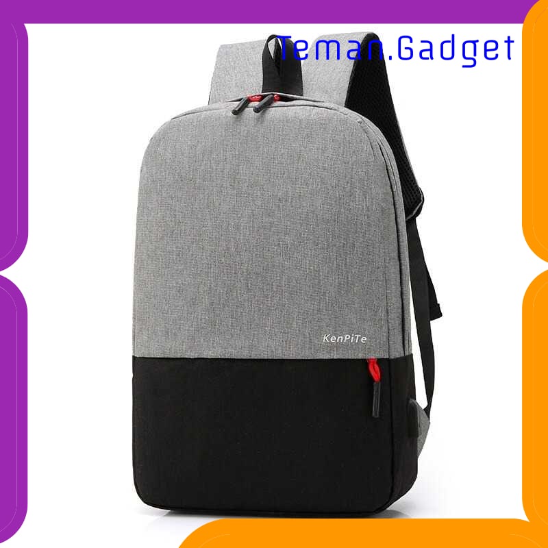 TG-TL064 KENPITE TAS RANSEL LAPTOP BACKPACK DENGAN USB CHARGER PORT - F7221