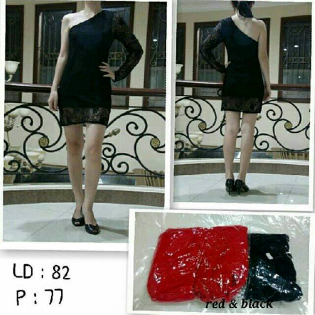 One shoulder dress