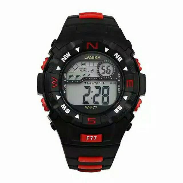 JAM TANGAN PRIA LASIKA WF 77 STRAP RUBBER