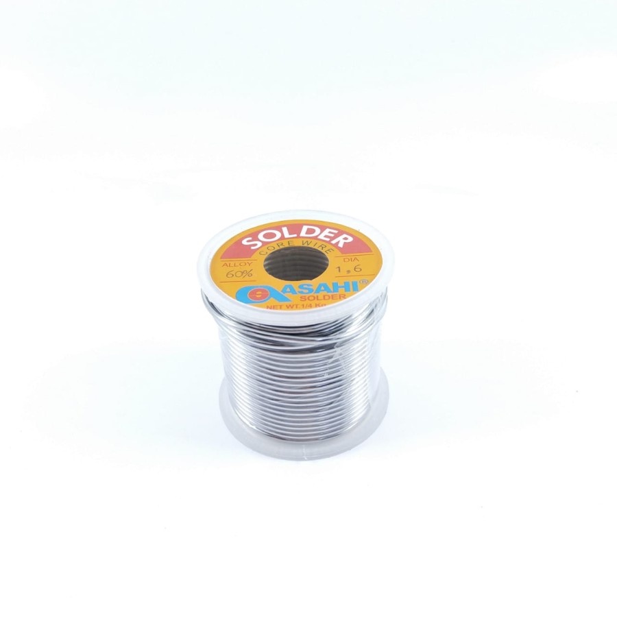 Timah Solder Asahi 1.6mm 1/4kg Timah Gulung 1.6 mm 1/4 kg Grade 60/40 Alloy 250gr