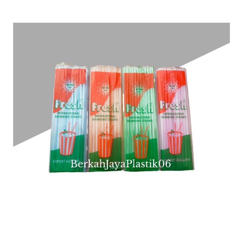 Sedotan Plastik Fresh Panjang