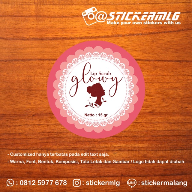 

Sticker Label Produk 012