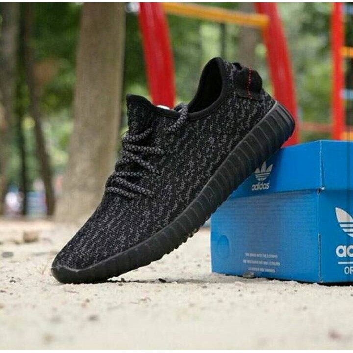 Sepatu Adidas Yeezy Yezzy Yzy Boost 350 Sply v2 Black 