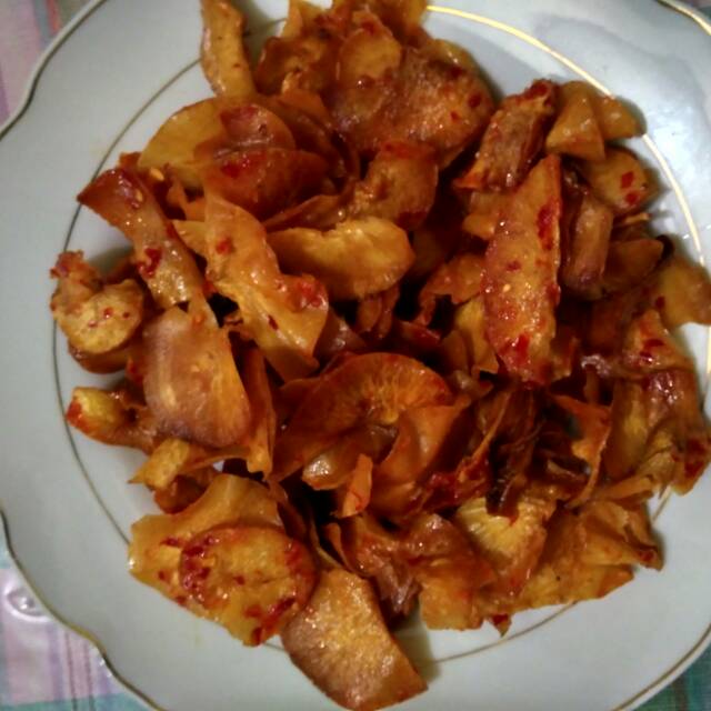 

Kripik singkong pedas