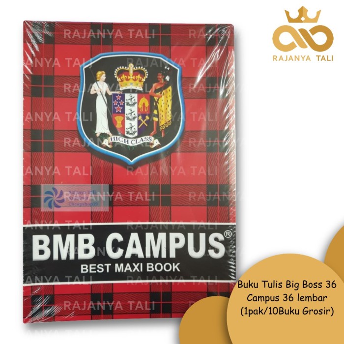 

CODE432 Buku Tulis Big Boss 36 / Campus 36 lembar (1pak/10Buku Grosir)