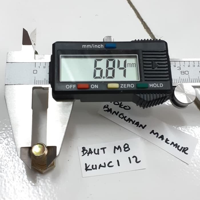 Baut M8 x 100 / Kunci Baut 12 BMK Baut M8x100