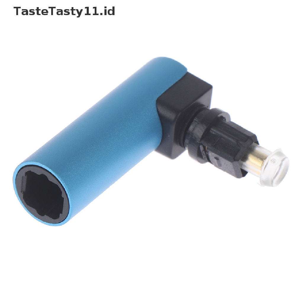 【TasteTasty】 Right Angle Digital Optical Audio Cable SPDIF Toslink 90 degree Optical adapter .