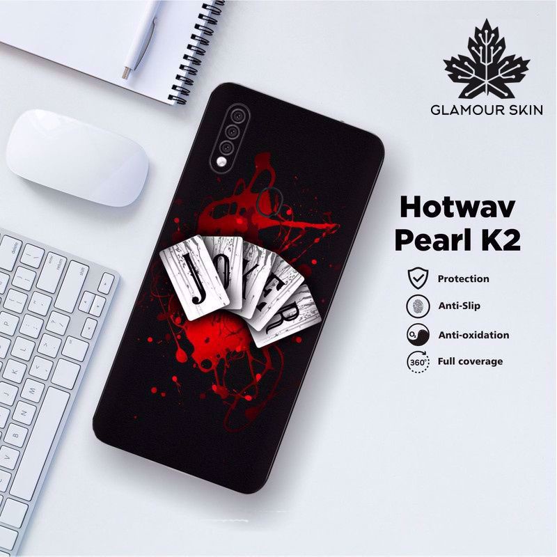 *(Dapat2PCS)* HOTWAV PEARL K2 Garskin Case/Stiker Protector Motif JOKER