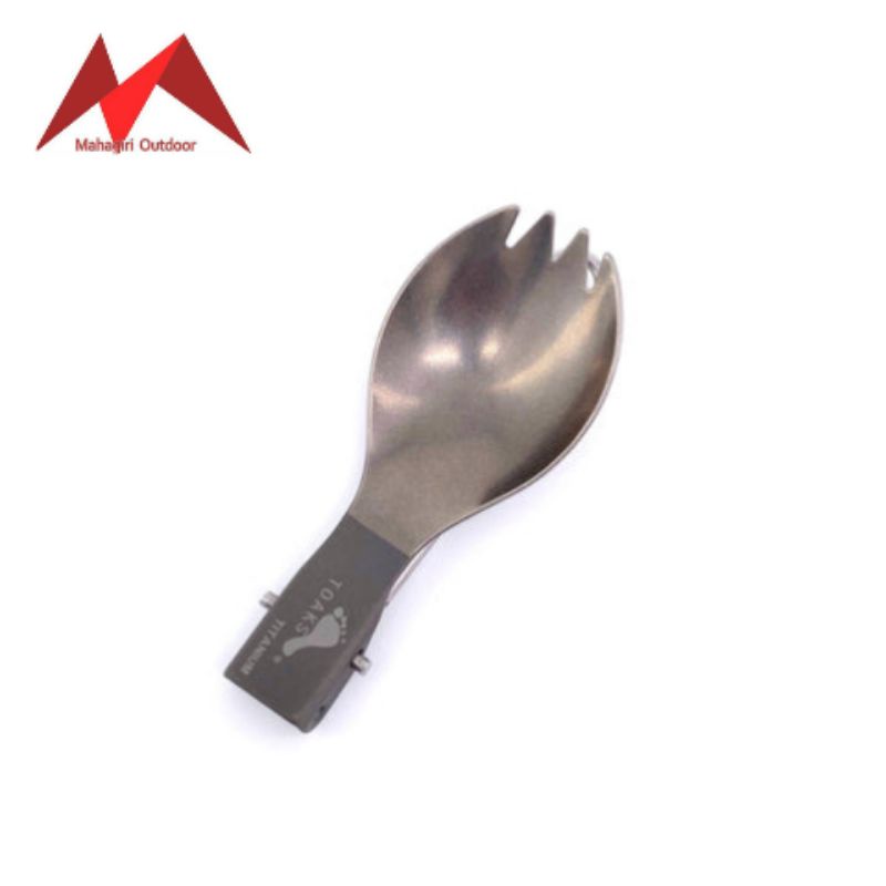 Toaks titanium SLV-16 folding spork small sendok lipat ultralight