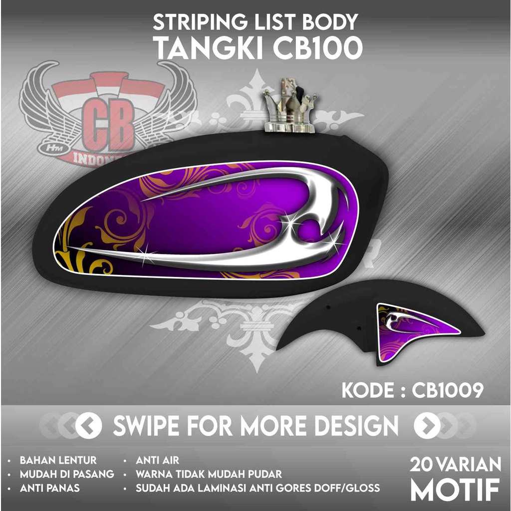 Striping CB 100 Sticker Tangki CB Stiker C100 | CB100 | CB1009